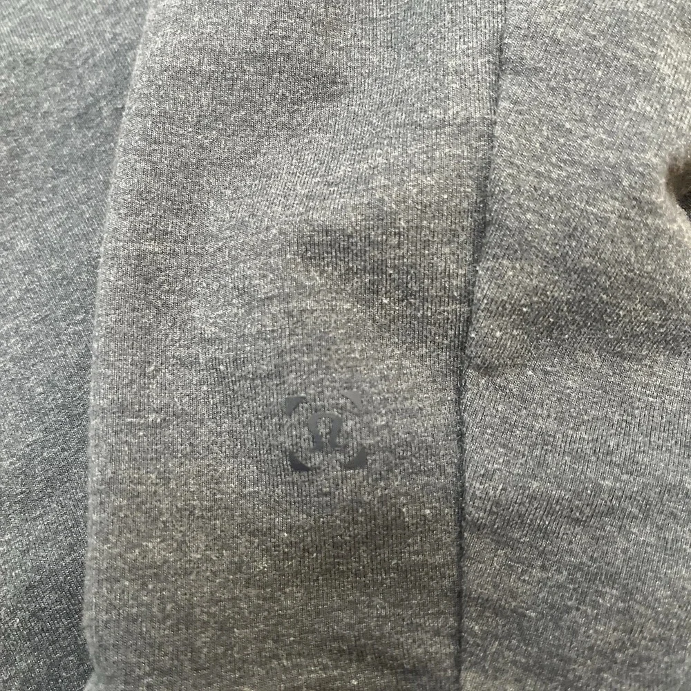 Lululemon Mens M Blue City Sweat Thermo Full Zip Hoodie Heathered LM3CE6S